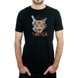 Koszulka Łzy Sołtysa męska czarna logo