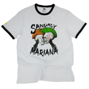 Koszulka Sandały Mariana unisex 2 głowy biały