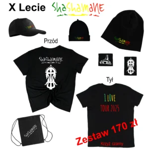 Zestaw Pamiątkowy Shashamane  I L0VE TOUR Lew