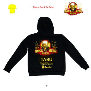 Bluza rozpinana z kapturem Rock & Beer