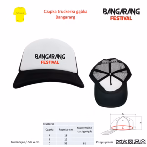 Czapka truckerka gąbka Bangarang